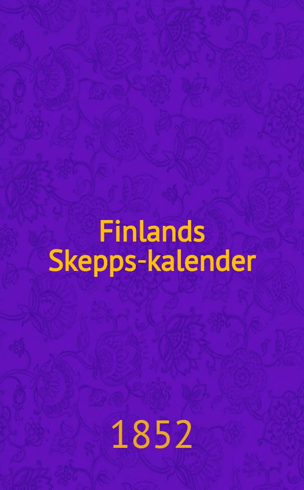 Finlands Skepps-kalender
