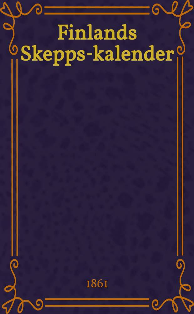 Finlands Skepps-kalender