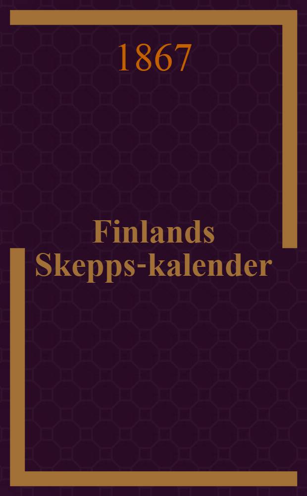 Finlands Skepps-kalender