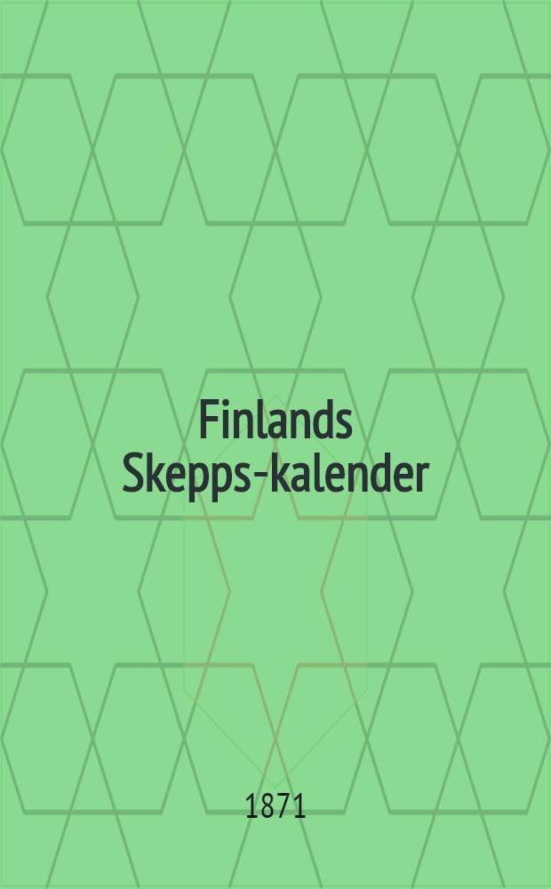 Finlands Skepps-kalender