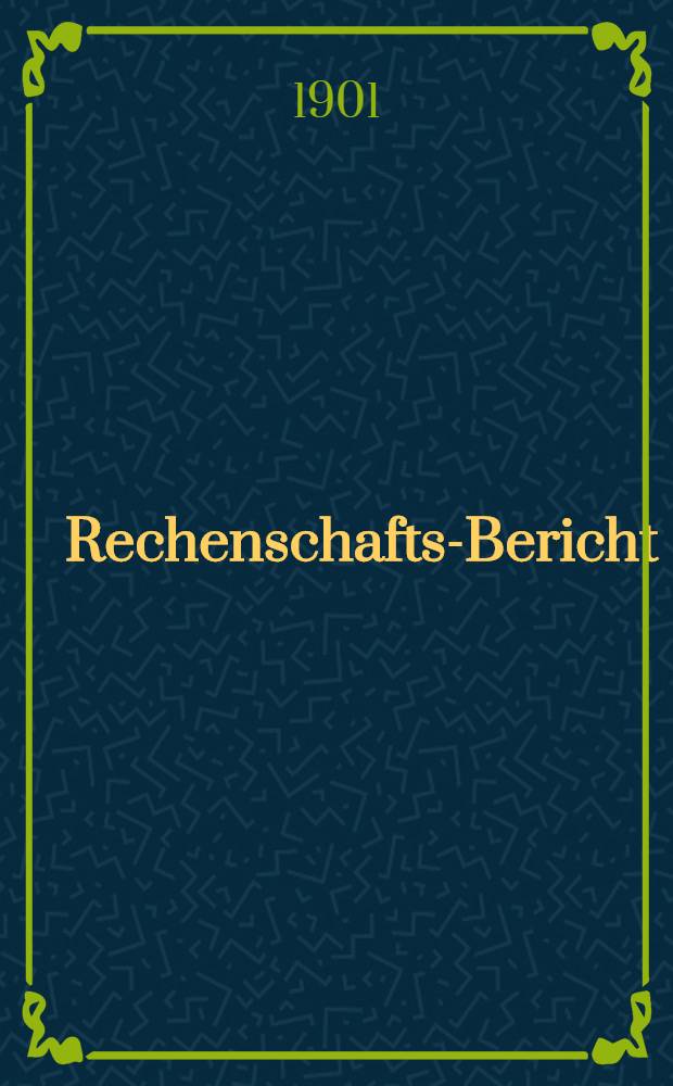 Rechenschafts-Bericht