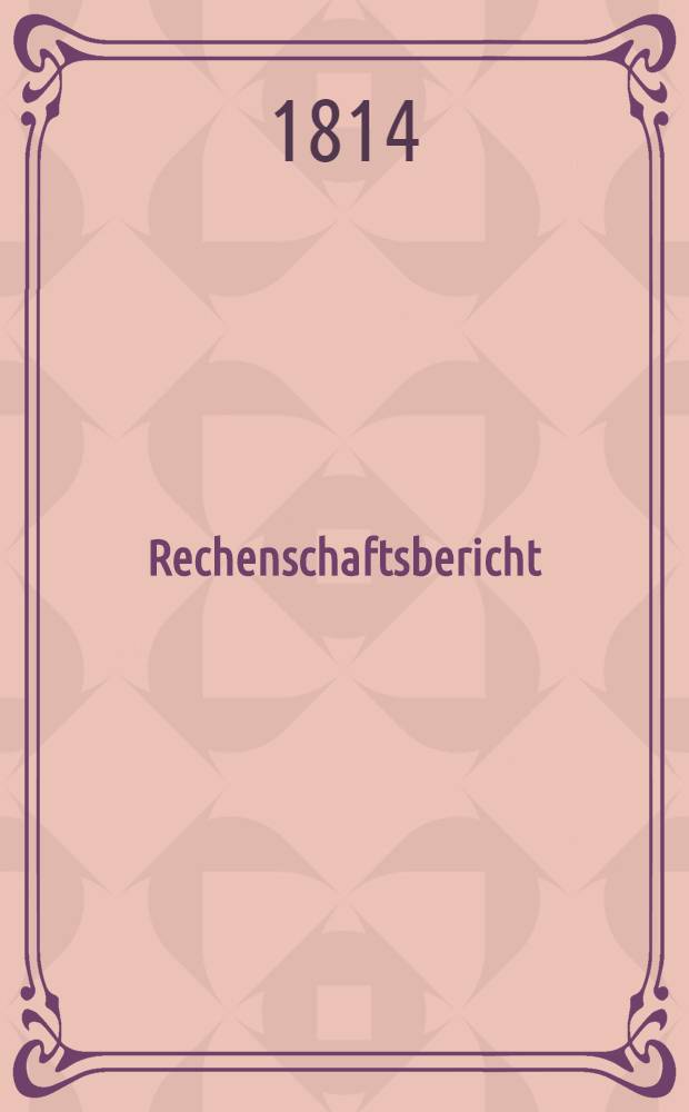 Rechenschaftsbericht
