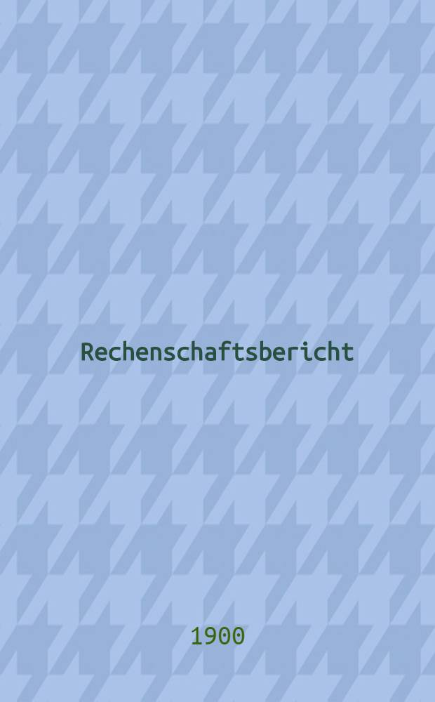 Rechenschaftsbericht