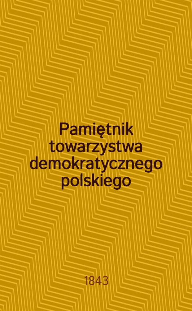 Pamiętnik towarzystwa demokratycznego polskiego