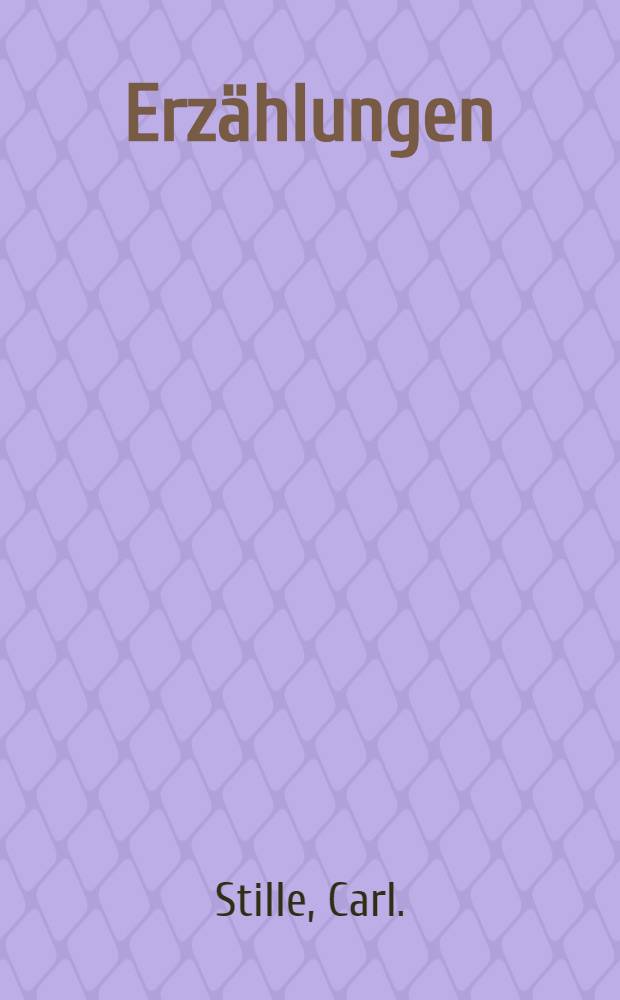Erz&auml;hlungen