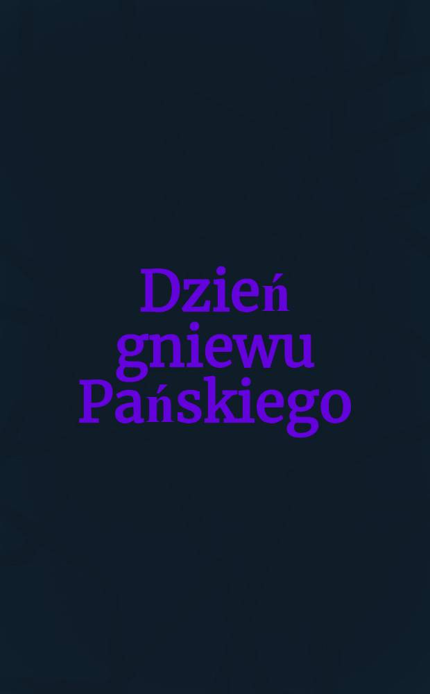 Dzień gniewu Pańskiego : Trzęsienie ziemi we Włoszech