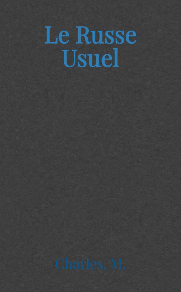 Le Russe Usuel
