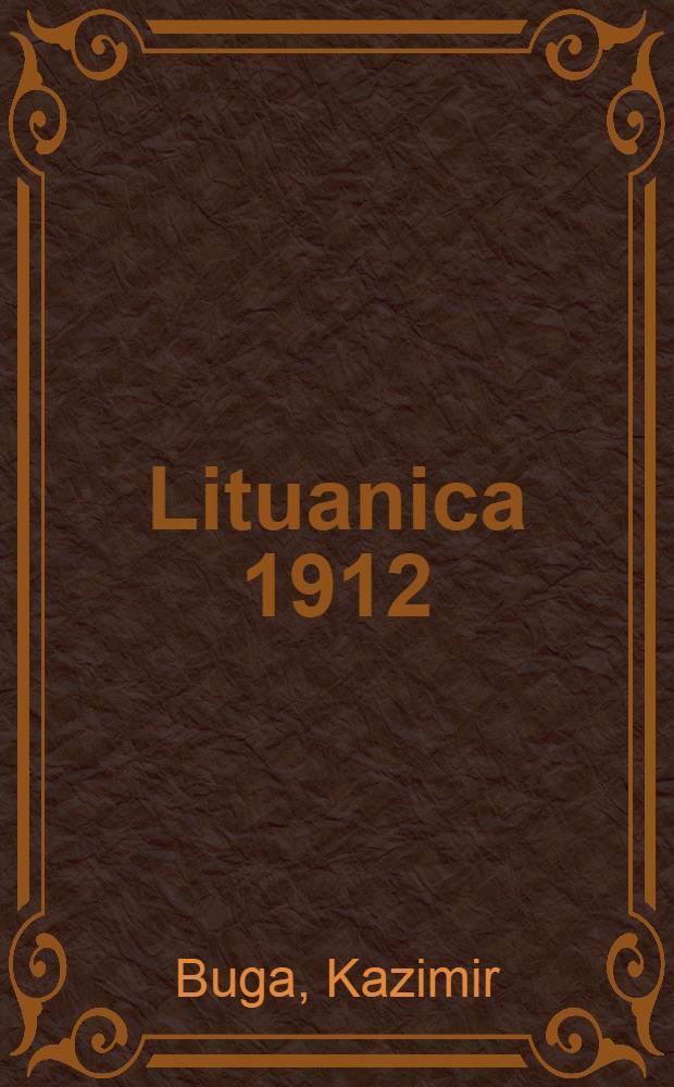 Lituanica 1912