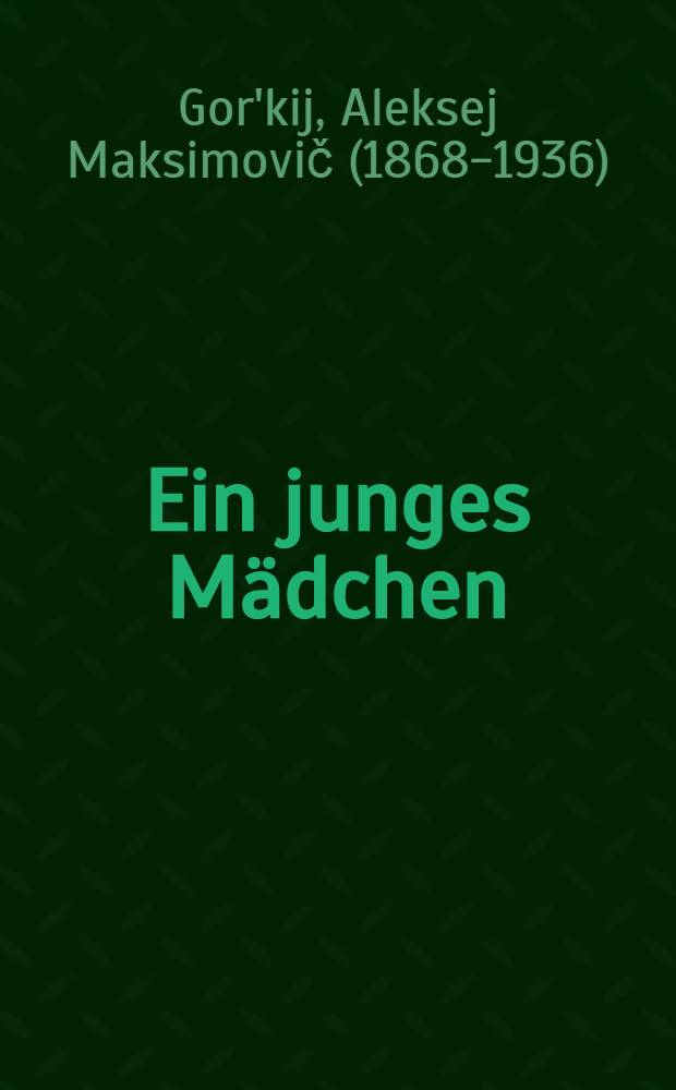 Ein junges Mädchen