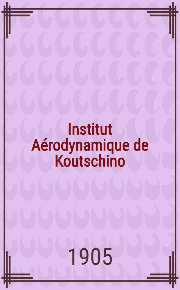 Institut Aérodynamique de Koutschino