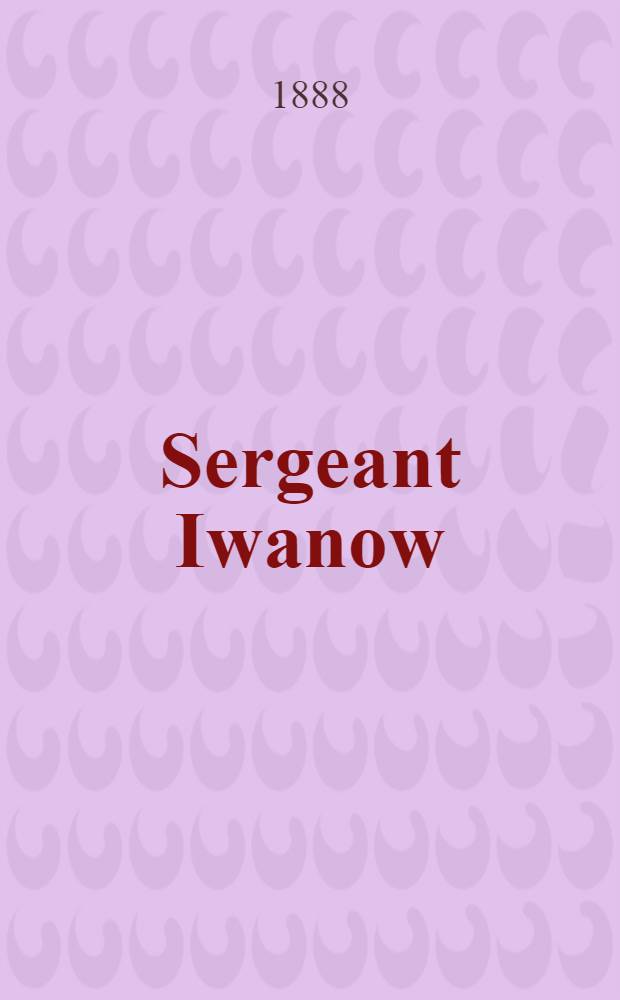 Sergeant Iwanow
