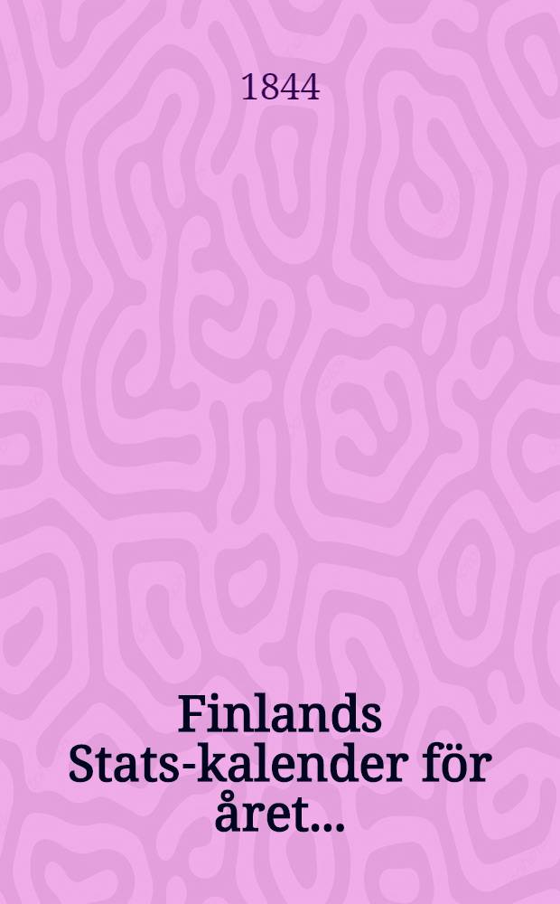 Finlands Stats-kalender för året ...