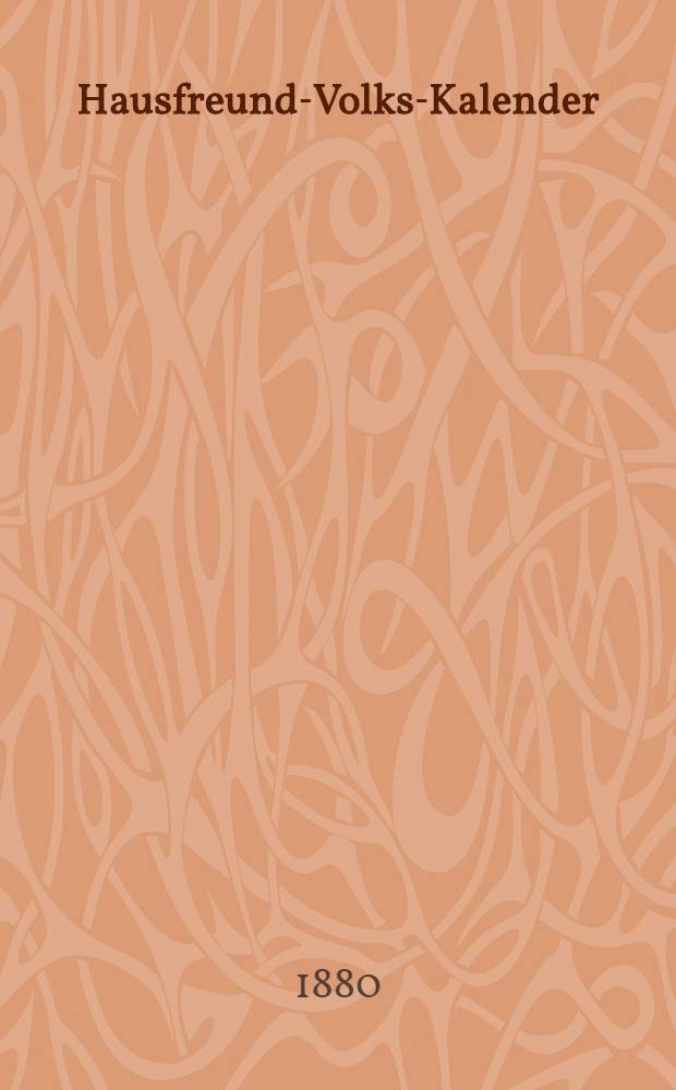 Hausfreund-Volks-Kalender