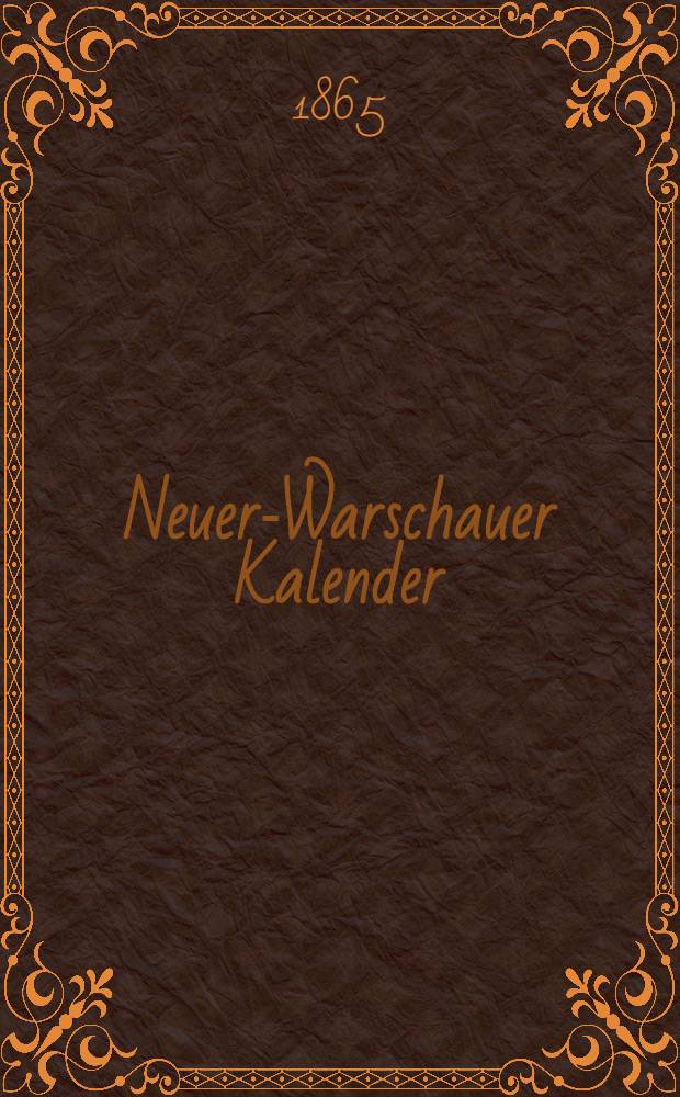 Neuer-Warschauer Kalender