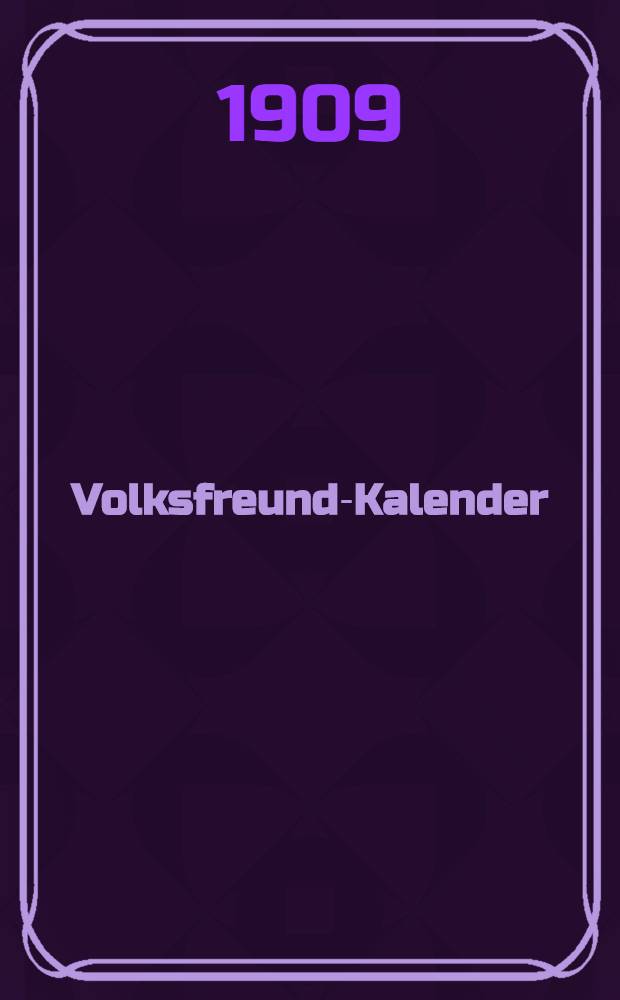 Volksfreund-Kalender