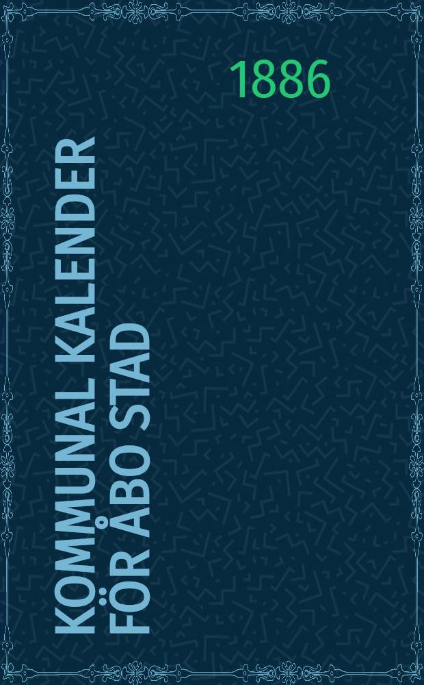 Kommunal Kalender för Åbo Stad