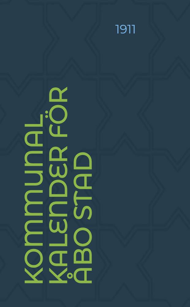 Kommunal Kalender för Åbo Stad