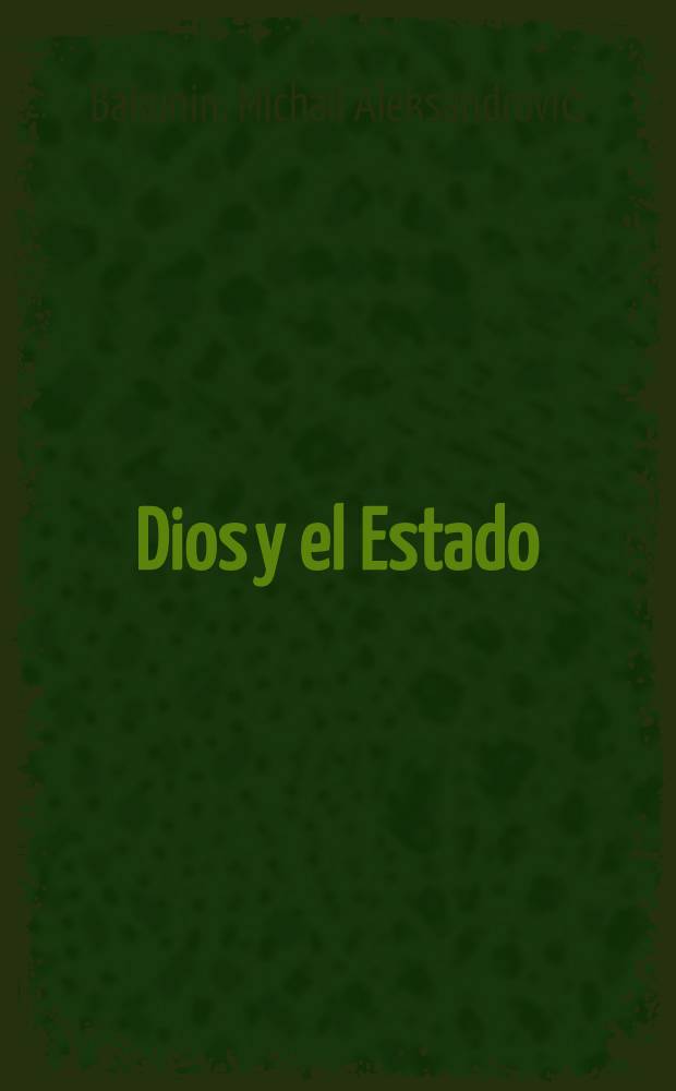 Dios y el Estado