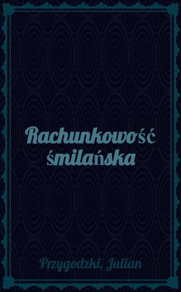Rachunkowość śmilańska