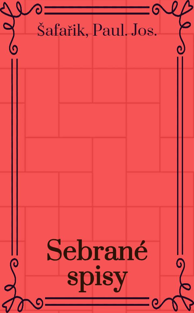 Sebrané spisy