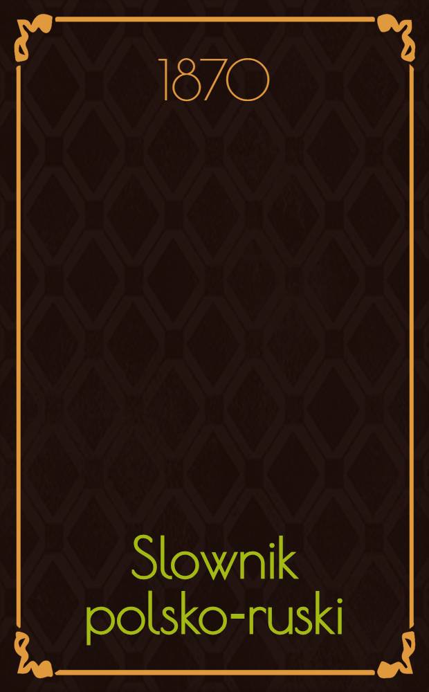 Slownik polsko-ruski