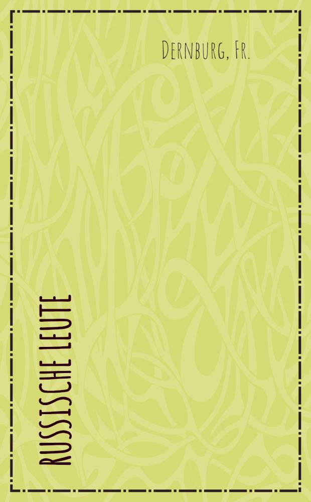Russische Leute