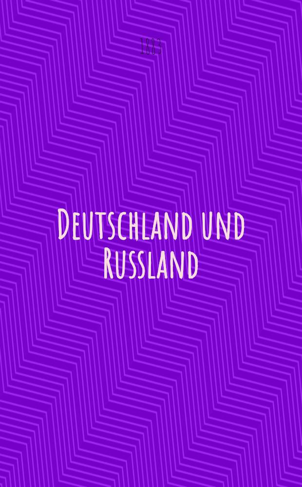 Deutschland und Russland : Eine französische Anschauung über den deutsch-russischen Zukunftskrieg