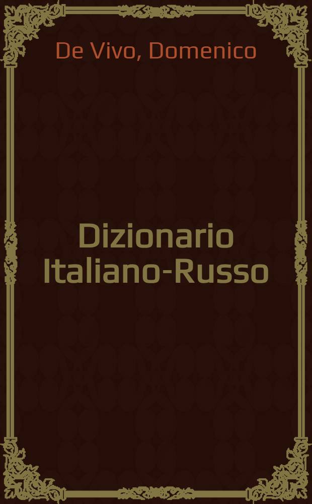 Dizionario Italiano-Russo