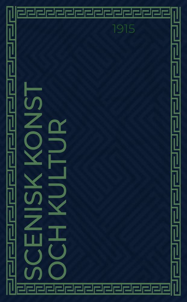 Scenisk Konst och Kultur