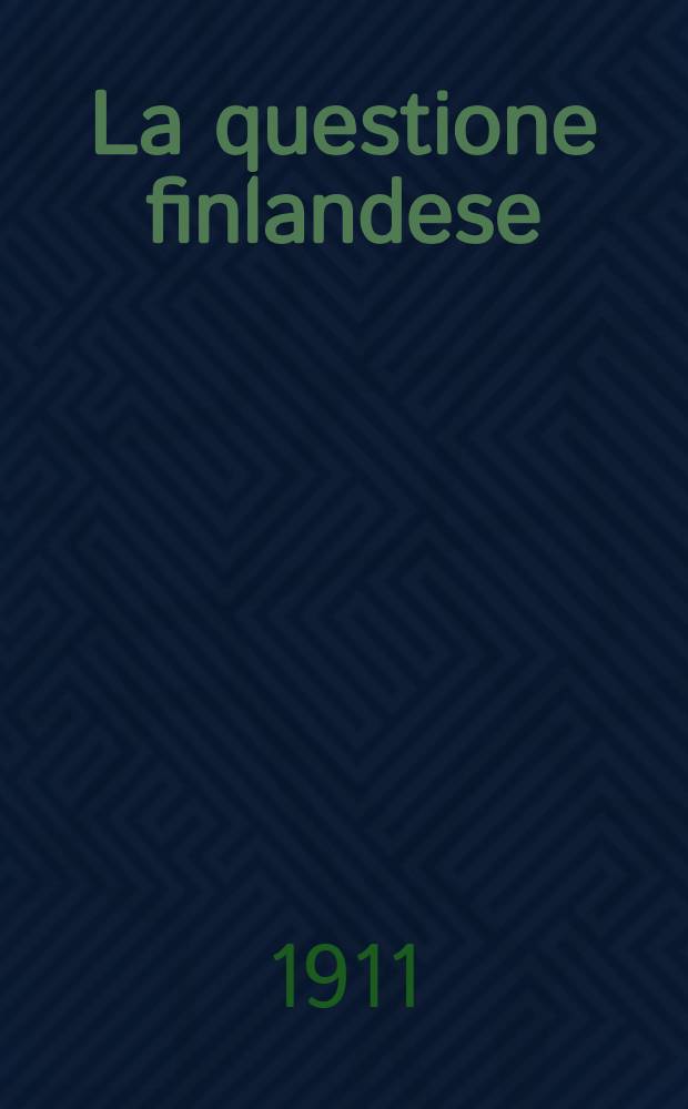 La questione finlandese