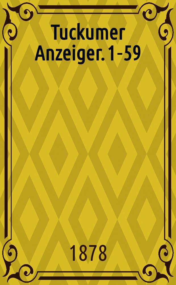 Tuckumer Anzeiger. 1-59 : 1878-1879
