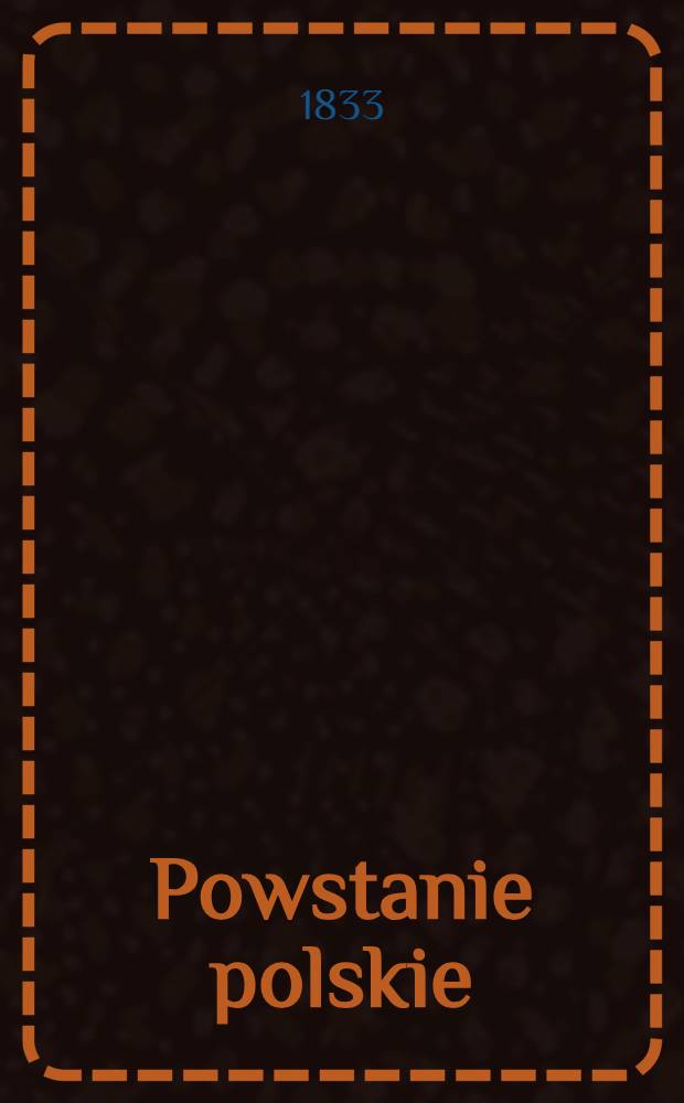 Powstanie polskie