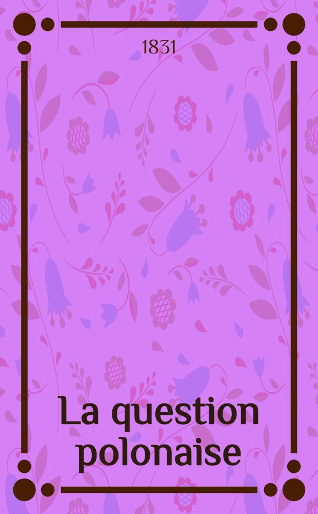 La question polonaise