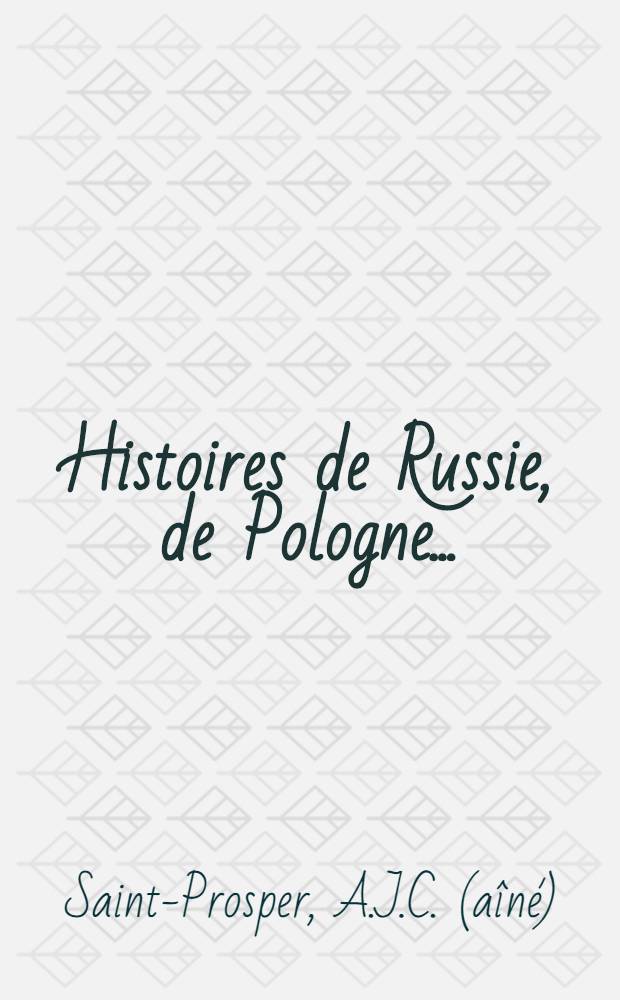 Histoires de Russie, de Pologne...