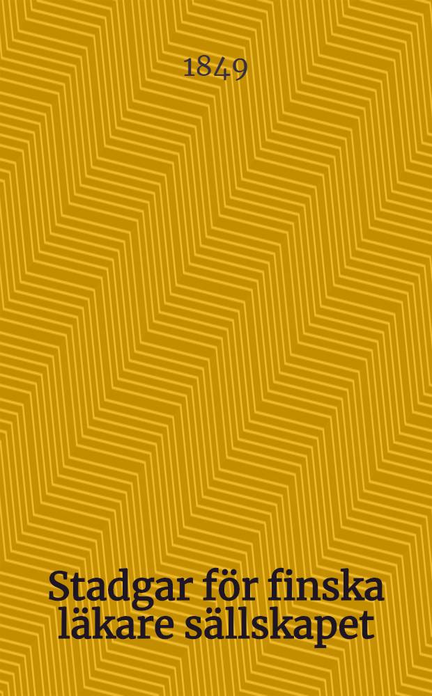 Stadgar för finska läkare sällskapet