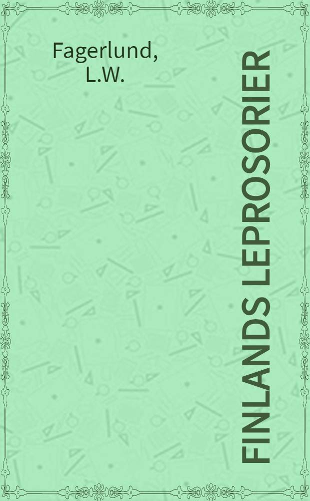 Finlands Leprosorier