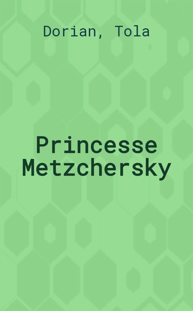 Princesse Metzchersky