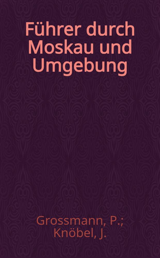 Führer durch Moskau und Umgebung