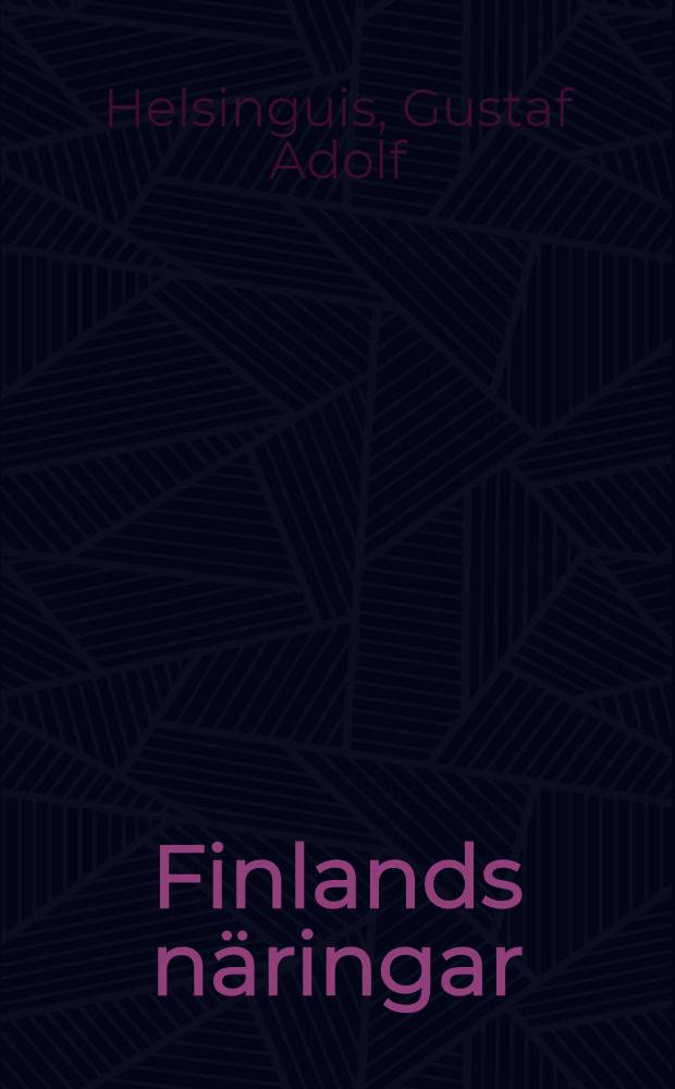 Finlands näringar