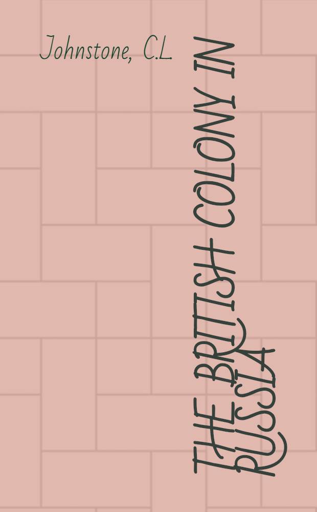 The British Colony in Russia