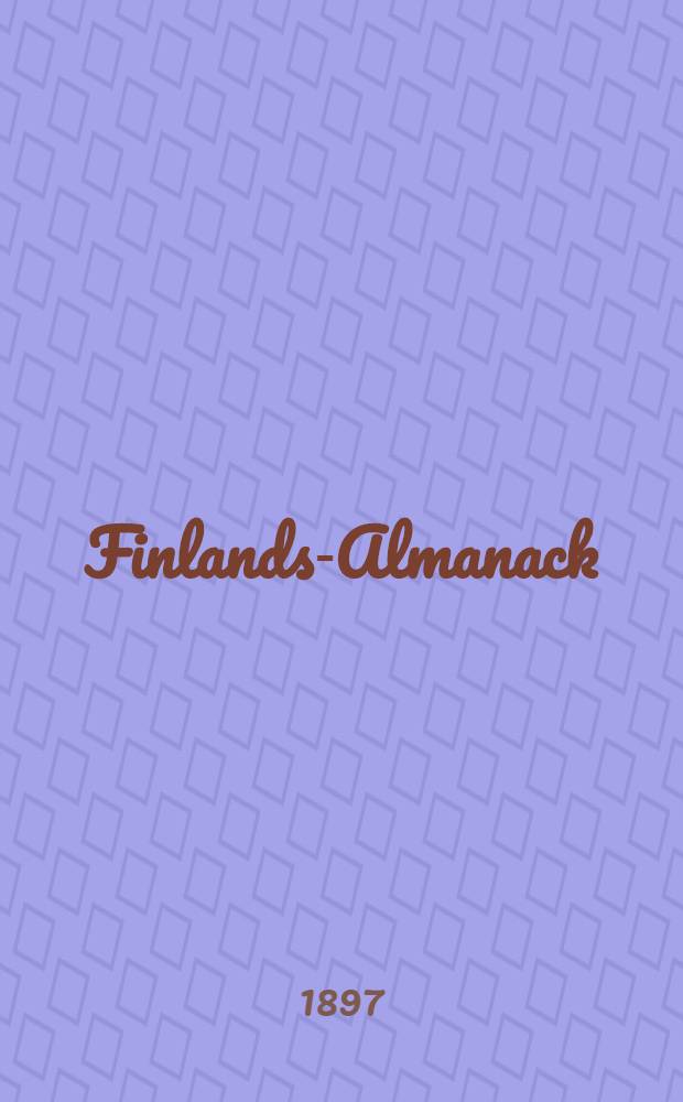 Finlands-Almanack