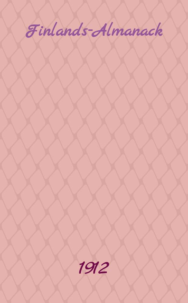 Finlands-Almanack