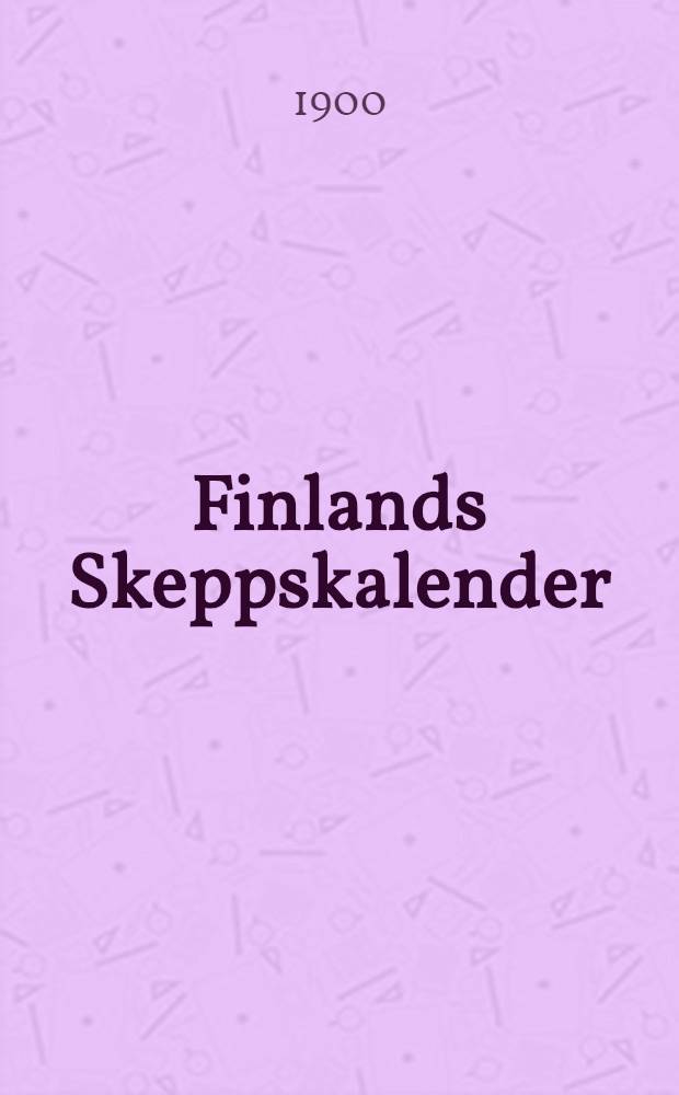Finlands Skeppskalender