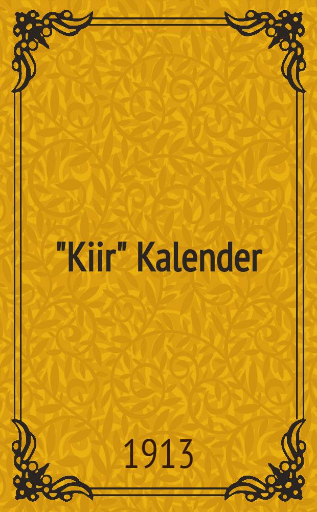 "Kiir" Kalender