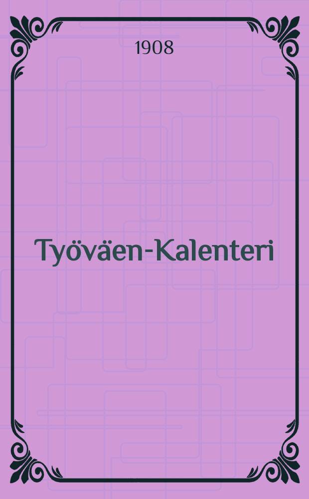 Työväen-Kalenteri