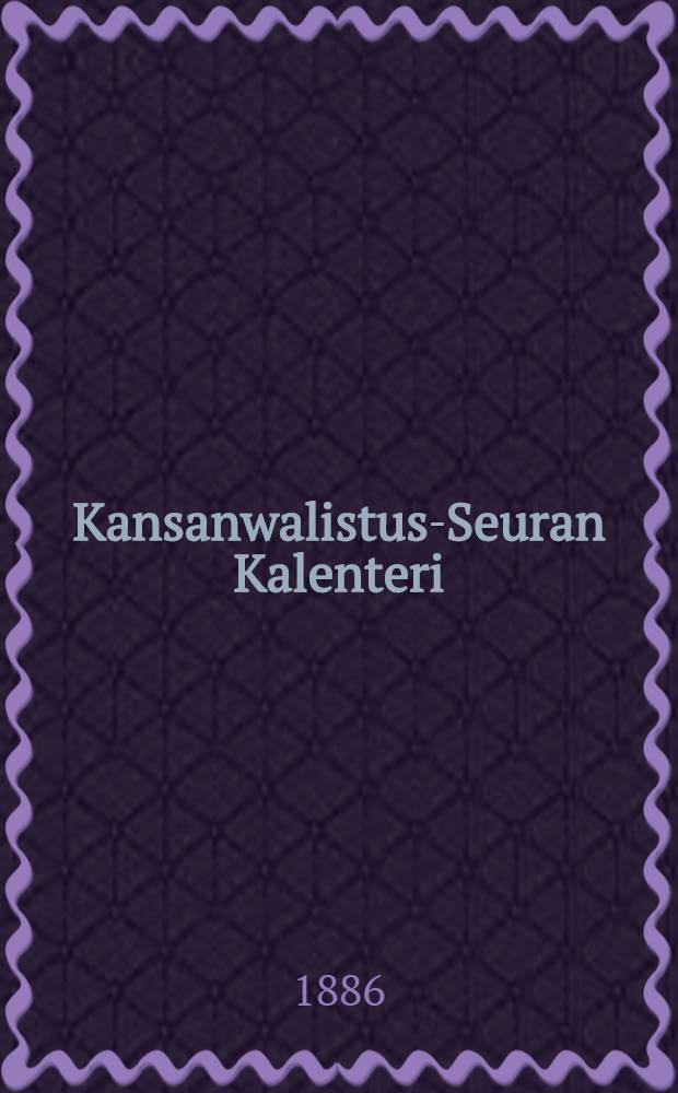 Kansanwalistus-Seuran Kalenteri