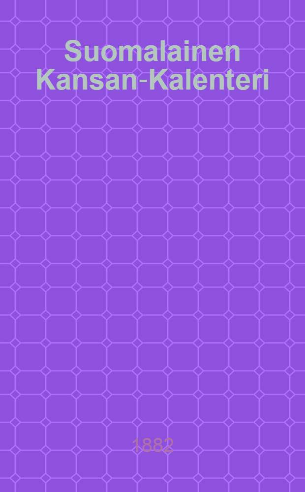 Suomalainen Kansan-Kalenteri