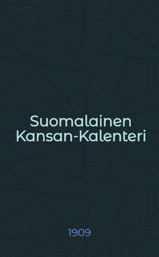 Suomalainen Kansan-Kalenteri