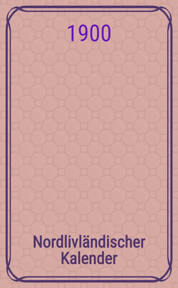 Nordlivländischer Kalender