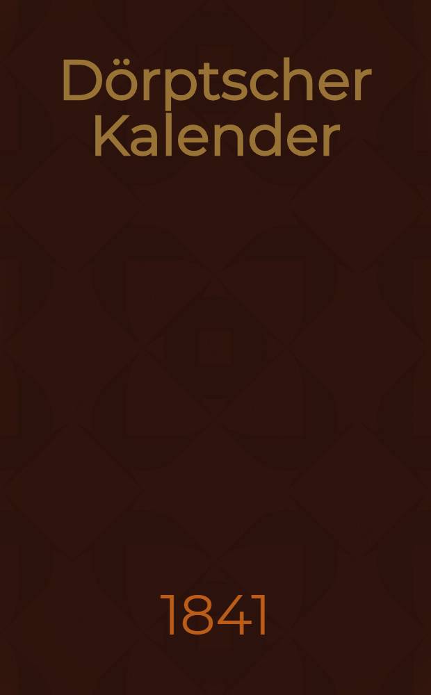 Dörptscher Kalender